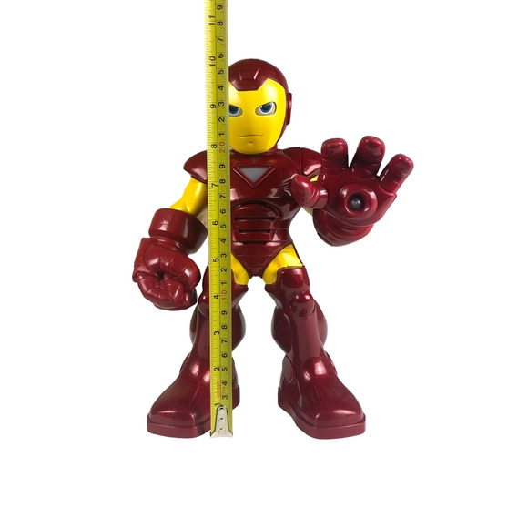 Hasbro Marvel Super Hero Squad Iron Man Talking Light Up 10 Inch Action Figure - Picture 10 of 10